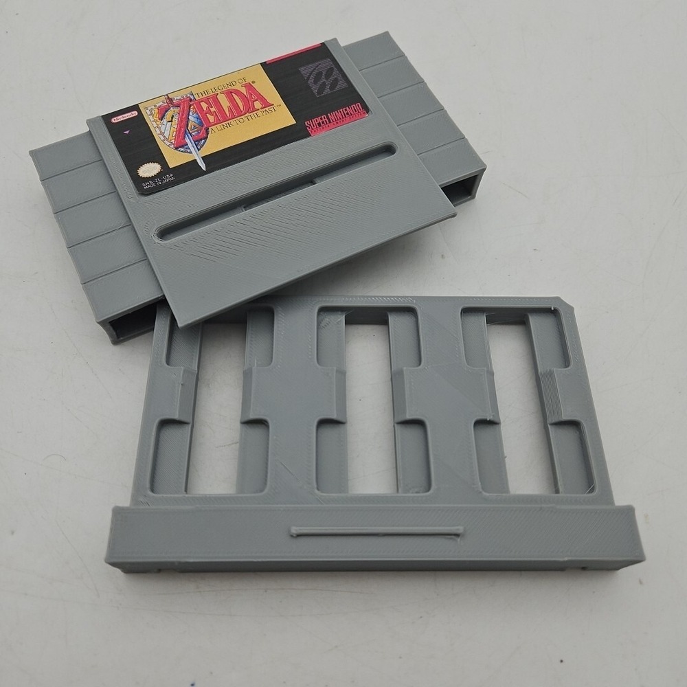 3D Printed Zelda SNES Cartridge Nintendo Switch Game Holder‎